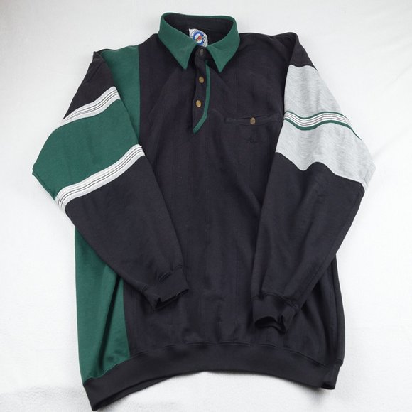 Green Line Women's XL Vintage 80's Poppin Sweater - Picture 1 of 8